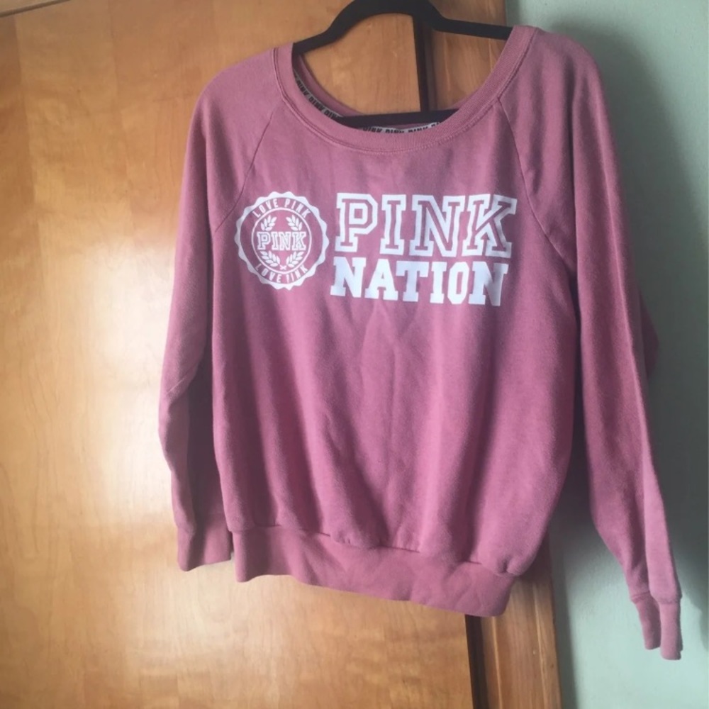 Salmon Colored PINK Sweatshirt